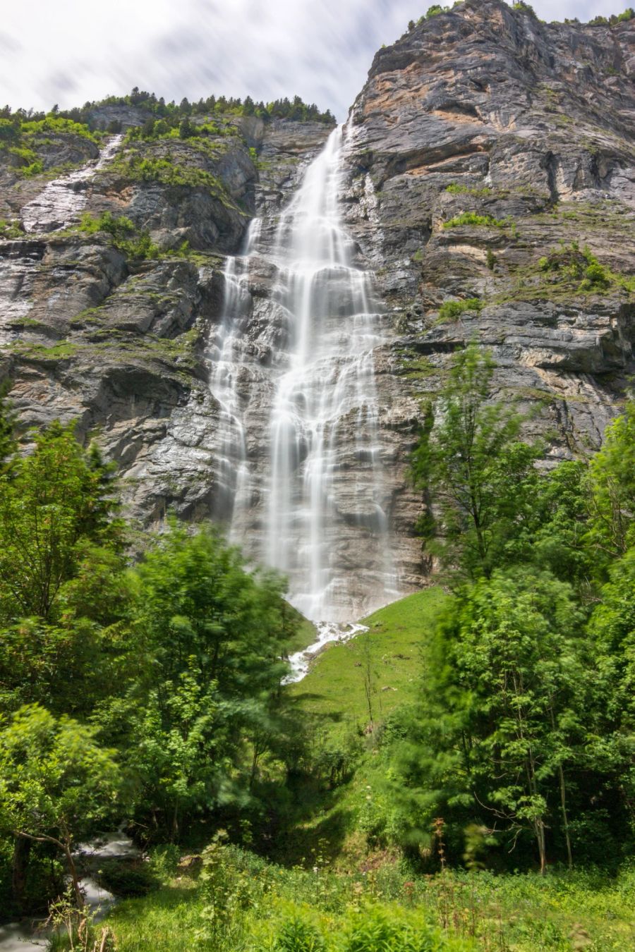 Mürrenbachfall, Schweiz, Wasserfall