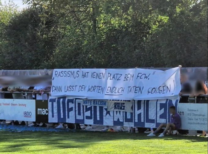 Die Anhänger des FC Wohlen forderten den Rücktritt des Vorstands. fc wohlen