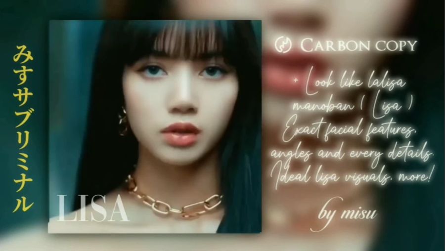 «Sehe aus wie Lalisa Manoban», wirbt dieses Video. Schaue man den Clip, erhalte man die exakten Gesichtszüge der thailändischen Rapperin.