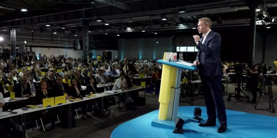 Christian Lindner auf dem Parteitag