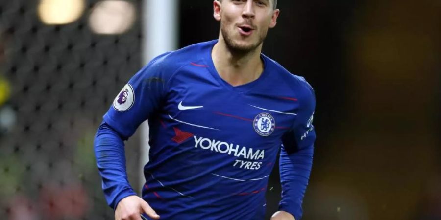 Eden Hazard war der Matchwinner für den FC Chelsea. Foto: Steven Paston/PA Wire