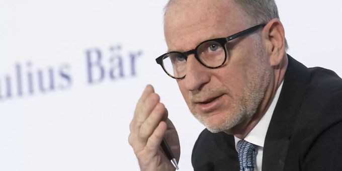 Julius-Bär-Chef Hodler hat im letzten Jahr 6,16 Millionen Franken verdient. (Archiv) Bank Julius Bär