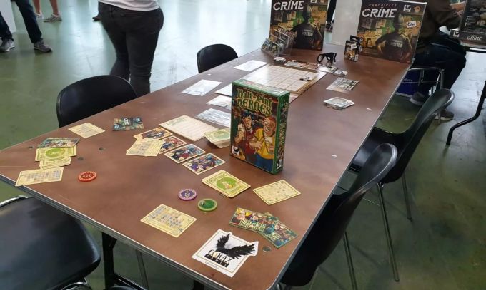 Brettspiele der Fantasy Basel.