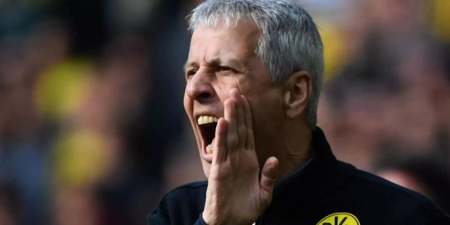 BVB-Trainer Lucien Favre hat den Titelkampf doch noch nicht aufgegeben. Foto: Ina Fassbender