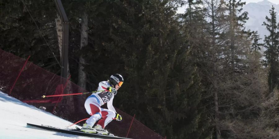 Lara Gut-Behrami lotst die Strecke von Crans-Montana aus