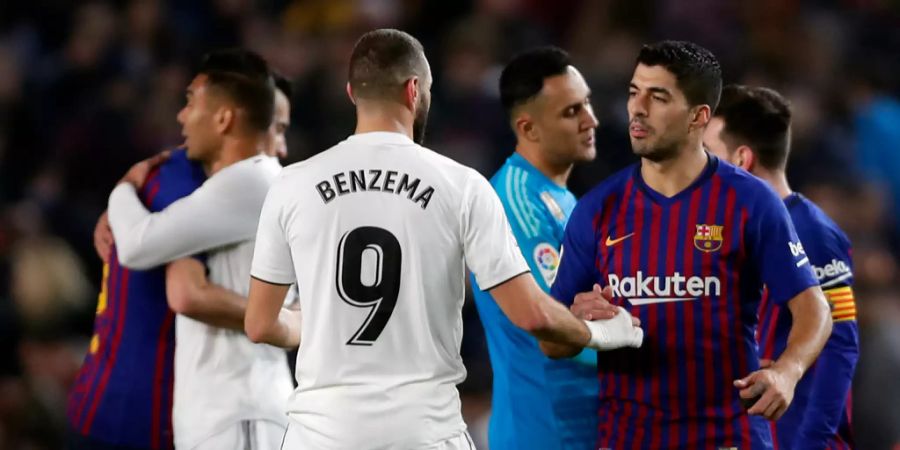 Real Madrid gegen Barcelona.