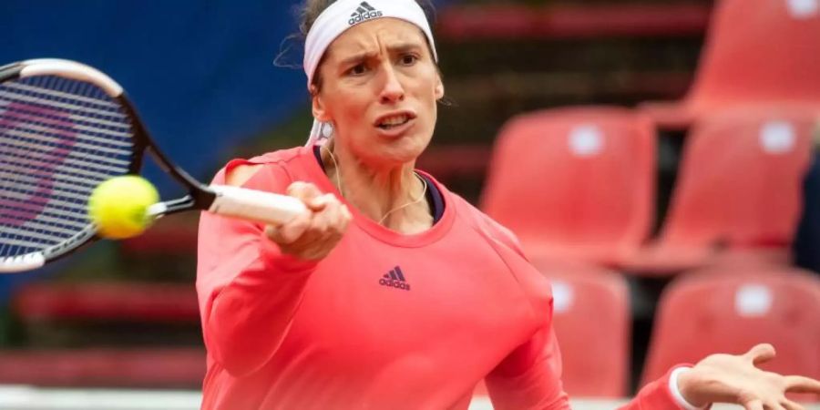 Andrea Petkovic gewann ihr Auftaktspiel in Nürnberg. Foto: Daniel Karmann