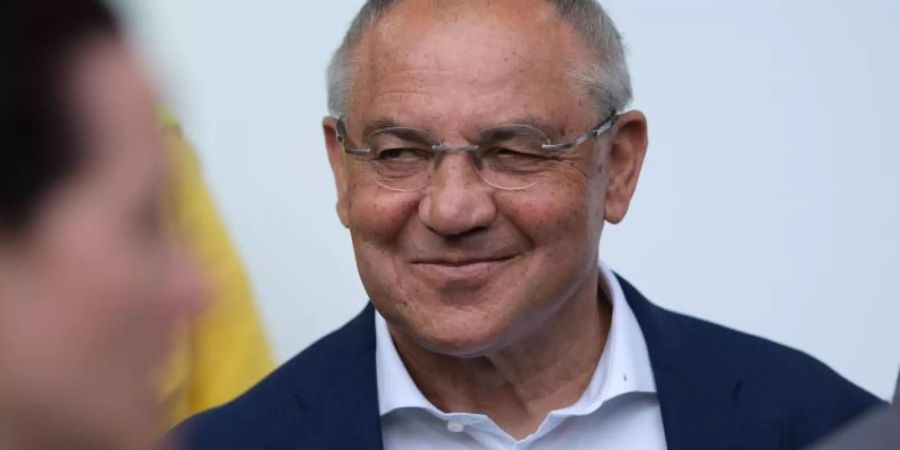 Wurde 2009 mit dem VfL Wolfsburg deutscher Fussball-Meister: Trainer Felix Magath. Foto: Peter Steffen