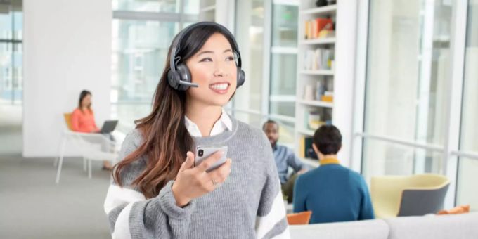 Die Headsets sind besonderes für den Büroalltag geeignet. Logitech