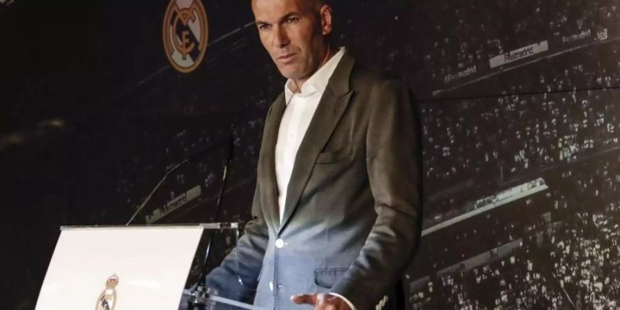 Zurück bei Real Madrid: Zinedine Zidane. Foto: Enrique de la Fuente/gtres