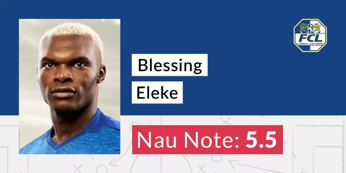 Die Nau-Note für Blessing Eleke Blessing Eleke FC Luzern