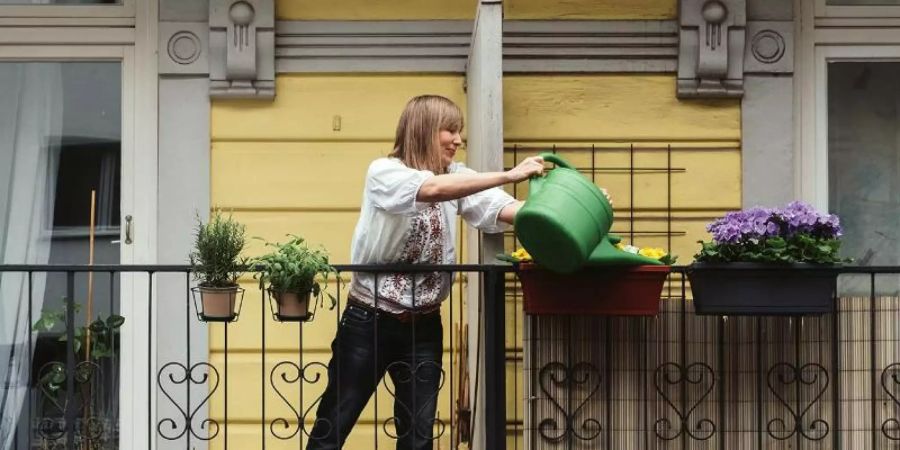 Blumen giessen beim Nachbarn: Bei Portalen wie nebenan.de und Nextdoor können sich Nachbarn vernetzen. Foto: nebenan.de