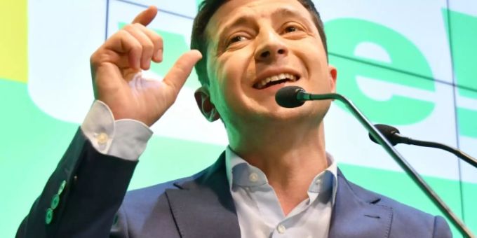 Künftiger ukrainischer Präsident Selenskyj Künftiger ukrainischer Präsident Selenskyj