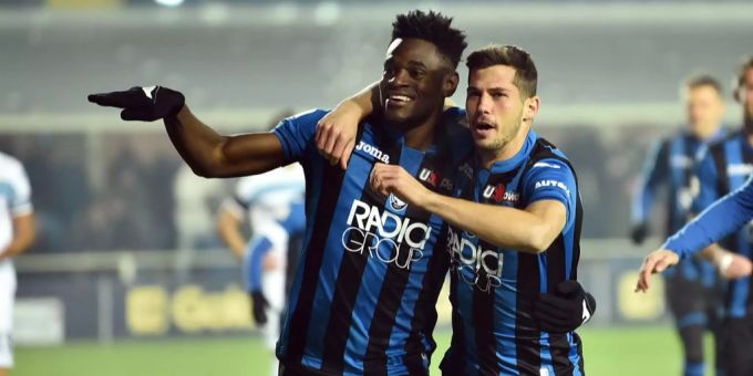 Atalanta Bergamo mit dem Schweizer Remo Freuler (R) trifft heute (19 Uhr) auf Udinese Calcio. Udinese Calcio Atalanta Bergamo