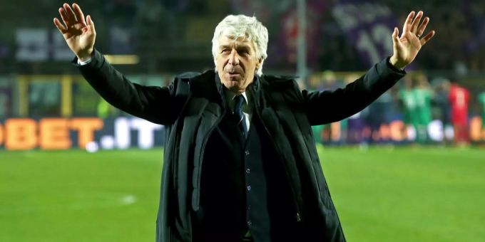 Atalanta-Trainer Gian Piero Gasperini. Atalanta