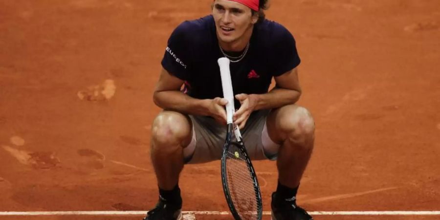 Hat sich kurzfristig für einen Start in Genf entschieden: Alexander Zverev. Foto: Bernat Armangue/AP