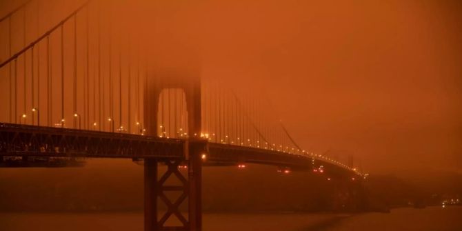 Waldbrände Golden Gate Bridge