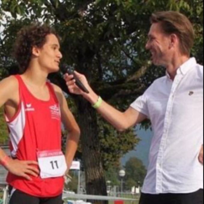 Fionn Bolliger vom TV Leichtathletik ist der schnellste Schweizer Sprinter mit Jahrgang 2006. TV Leichtathletik