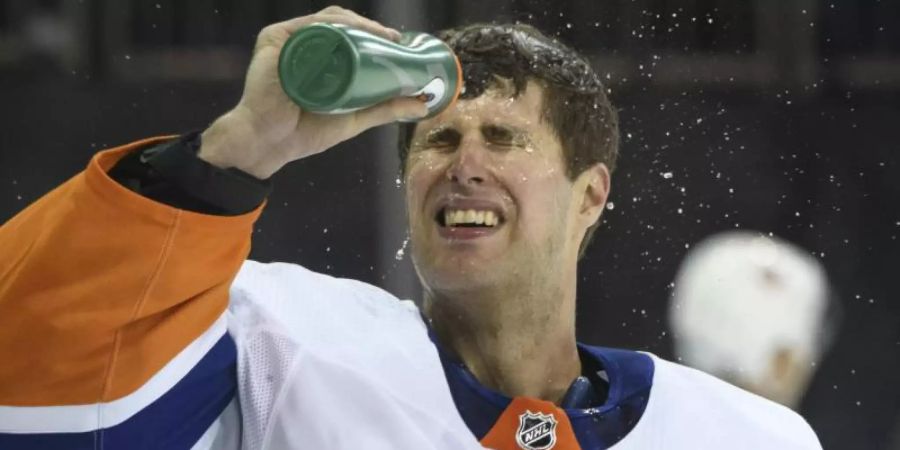 Bei den New York Islanders stehen Torhüter Thomas Greiss vor dem Aus. Foto: Kostas Lymperopoulos/CSM via ZUMA Wire/dpa