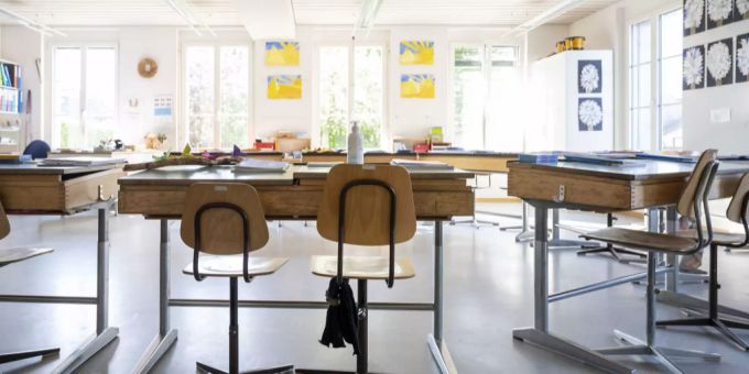 Das Oberstufenschulhaus Frohheim musste seinen ersten Corona-Fall verzeichnen. (Symbolbild) Corona Frohheim Olten