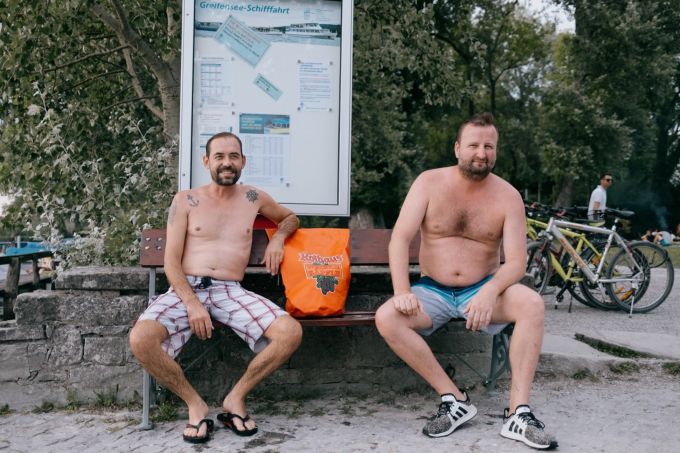 Die beiden kommen aus Winterthur angereist.