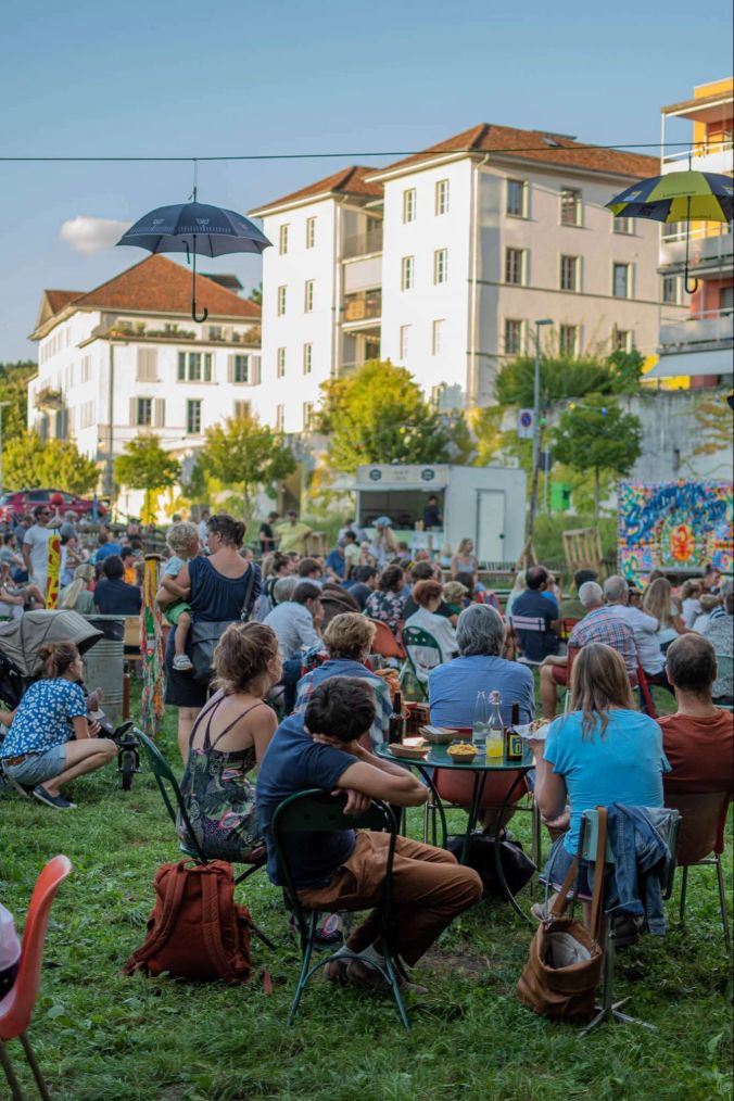 Schönes Wetter am Samstag bei der Sommerbar Wohlen.