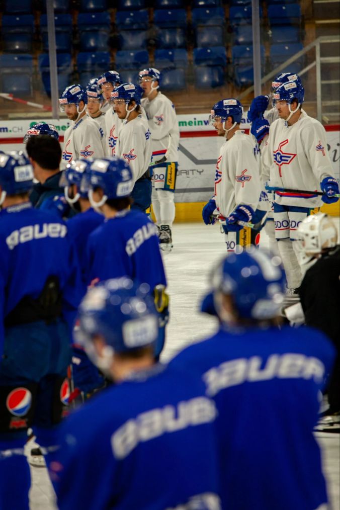 Training des EHC Kloten