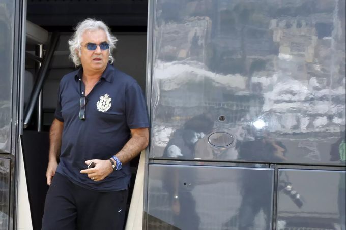 Flavio Briatore vor dem Monaco-GP der Formel 1 im Jahr 2010. Formel 1 Flavio Briatore