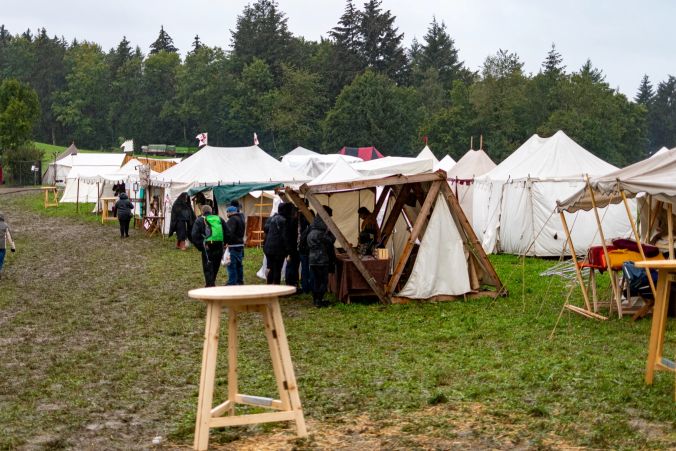 Auf schlechtes Wetter vorbereitet: Das WUMS 2020 in Hilfikon.