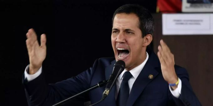 Der venezolanische Oppositionschef Juan Guaidó Der venezolanische Oppositionschef Juan Guaidó