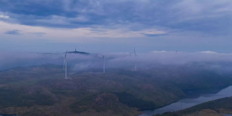 ewz-Windpark Stigafjellet in Norwegen in Betrieb