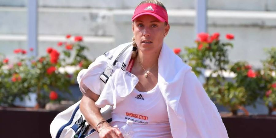 Angelique Kerber schied in der ersten Runde in Rom bereits aus. Foto: Alfredo Falcone/LaPresse via ZUMA Press/dpa