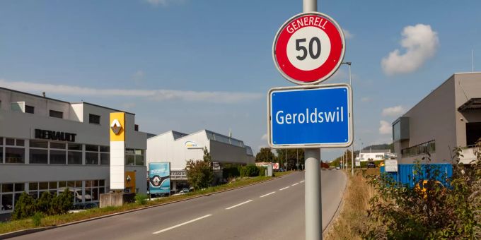 Ortsschild - Geroldswil Ortsschild - Geroldswil