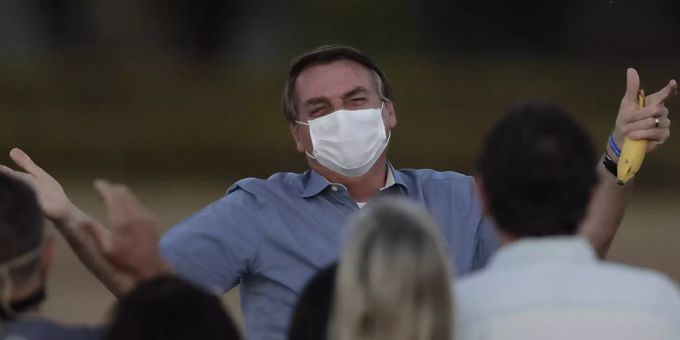 Brasiliens Präsident Jair Bolsonaro sagte am Freitag (Ortszeit) an einem Anlass, jedermann müsse sich auf eine Coronavirus-Infektion gefasst machen. (Archivbild) bolsonaro