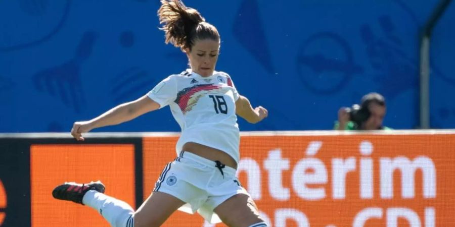 Steht beim FC Chelsea unter Vertrag: Nationalspielerin Melanie Leupolz. Foto: Sebastian Gollnow/dpa