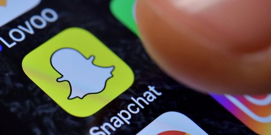 Unterm Strich verzeichnete der Online-Dienst Snapchat im letzten Quartal erneut rote Zahlen. (Archivbild)