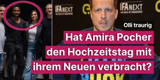 Olli traurig - Hat Amira Pocher Hochzeitstag mit ihrem Neuen verbracht?