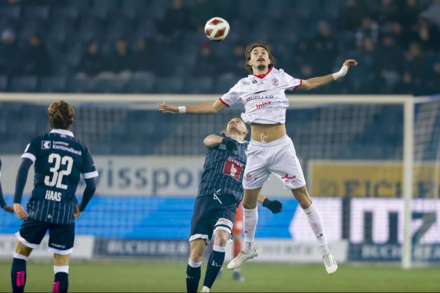 FC Winterthur zeigt sich im Spiel gegen Luzern kämpferisch.