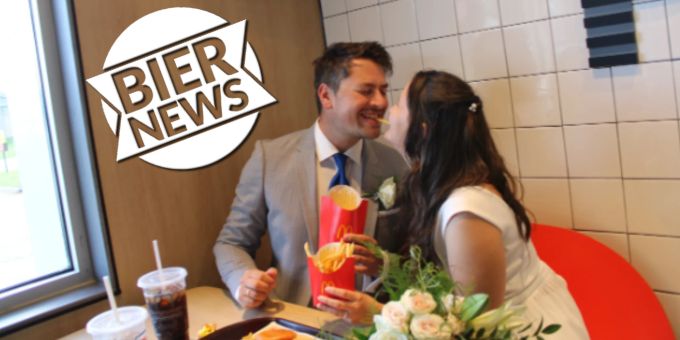 Fast-Food-Fans - Deutsches Paar feiert Hochzeit bei McDonald's
