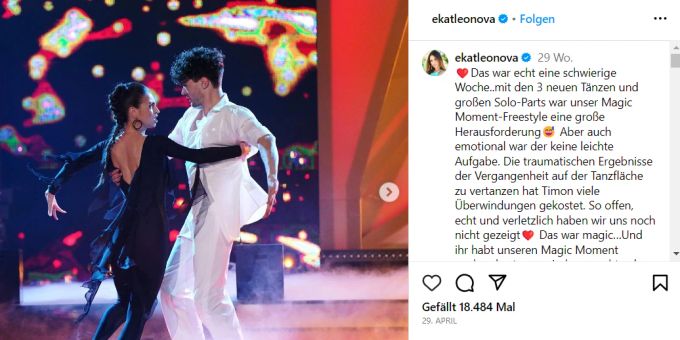 Let S Dance Ekaterina Und Timon Haben Sich Getrennt