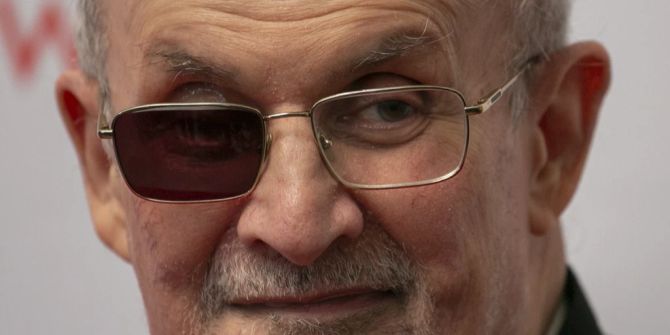 Salman Rushdie Autor Porträt