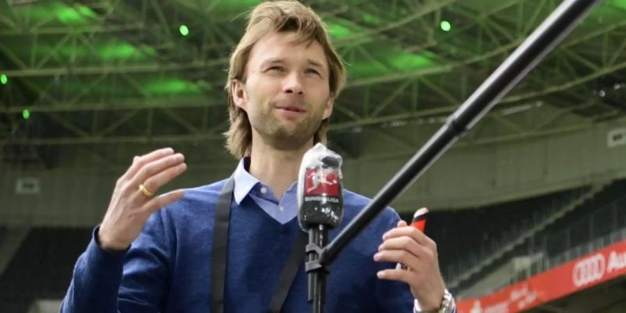Will mit Leverkusen den DFB-Pokal holen: Sportdirektor Simon Rolfes. Foto: Ina Fassbender/AFP-Pool/dpa