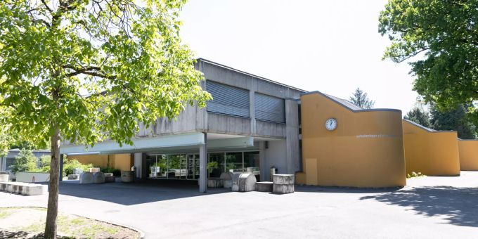 Die Schulanlage Pfaffenchappe in Baden. Die Schulanlage Pfaffenchappe in Baden.