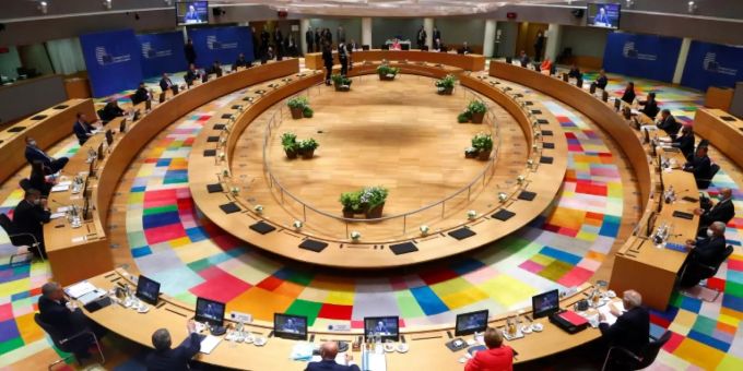 Sitzungssaal des EU-Gipfels Sitzungssaal des EU-Gipfels