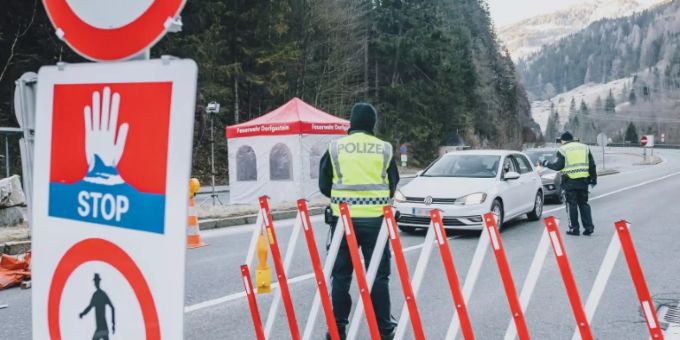 Kontrolle an österreichischer Grenze grenzschliessung