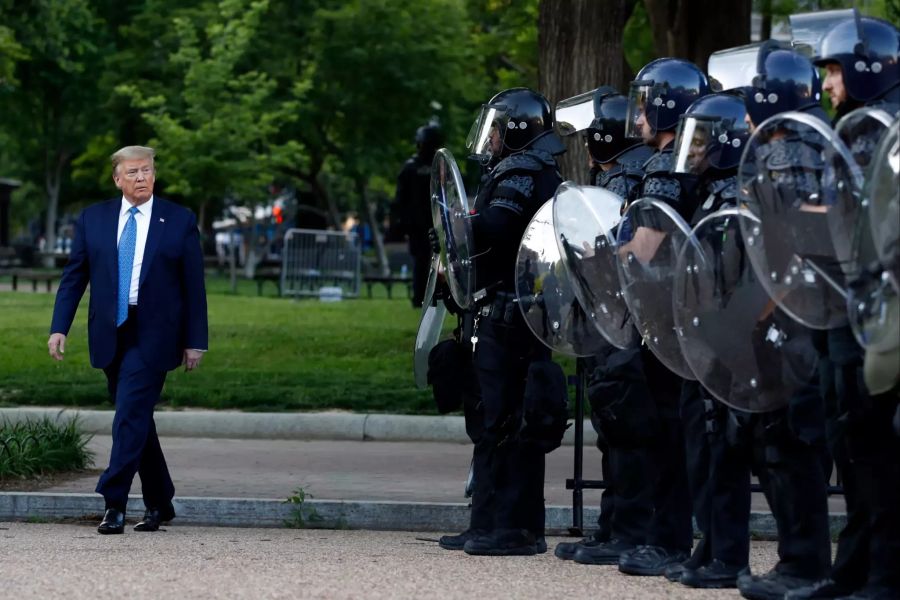 George Floyd Protest Trump