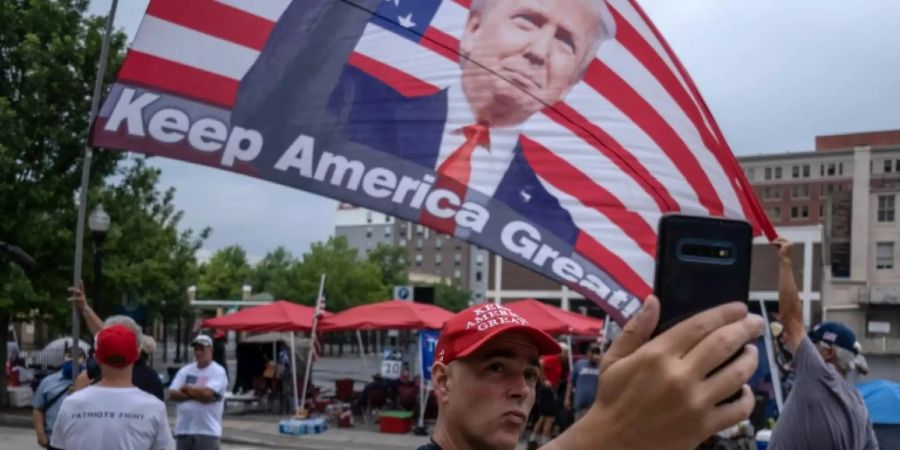 Trump-Anhänger in Tulsa