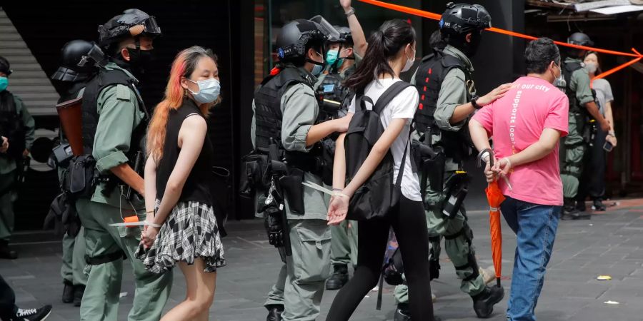 Proteste in Hongkong