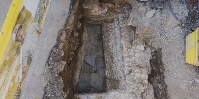 Der Fund eines Römischen Bassins im Kanton Aargau (Symbolbild) Römisches Badebassin, Baden AG