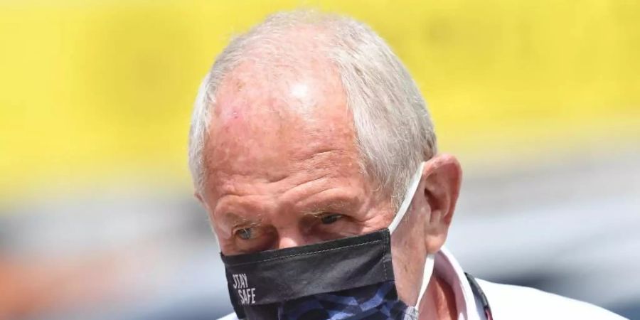 Motorsportchef Helmut Marko vom Team Red Bull Racing Honda. Foto: Hasan Bratic/dpa